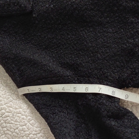 NWT Jones New York Medium Black Wool Blend Asymmetrical Zip Coat - Picture 11 of 16